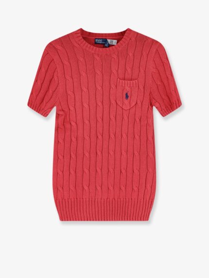 Polo Ralph Lauren Cotton Sweater With Contrasting Embroidered Logo