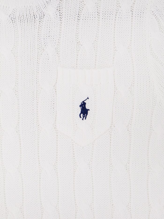 Polo Ralph Lauren Cotton Sweater With Contrasting Embroidered Logo