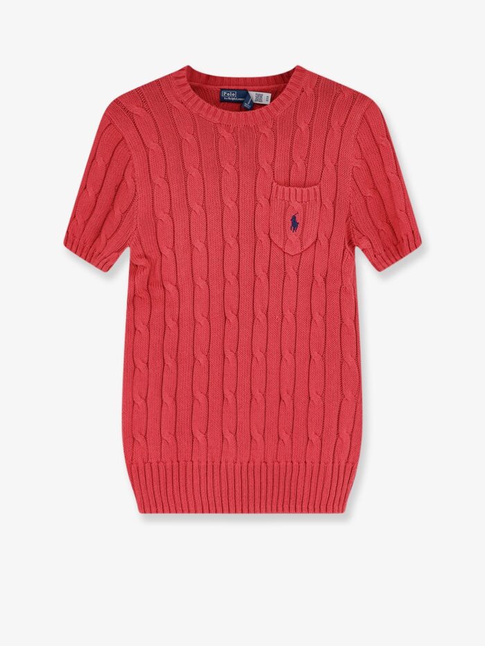 Polo Ralph Lauren Cotton Sweater With Contrasting Embroidered Logo