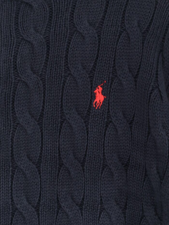 Polo Ralph Lauren Cotton Sweater With Contrasting Logo