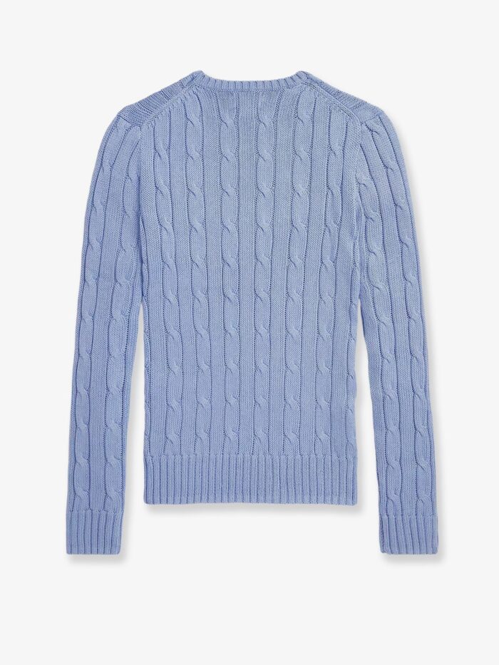 Polo Ralph Lauren Cotton Sweater With Embroidered Logo On The Front