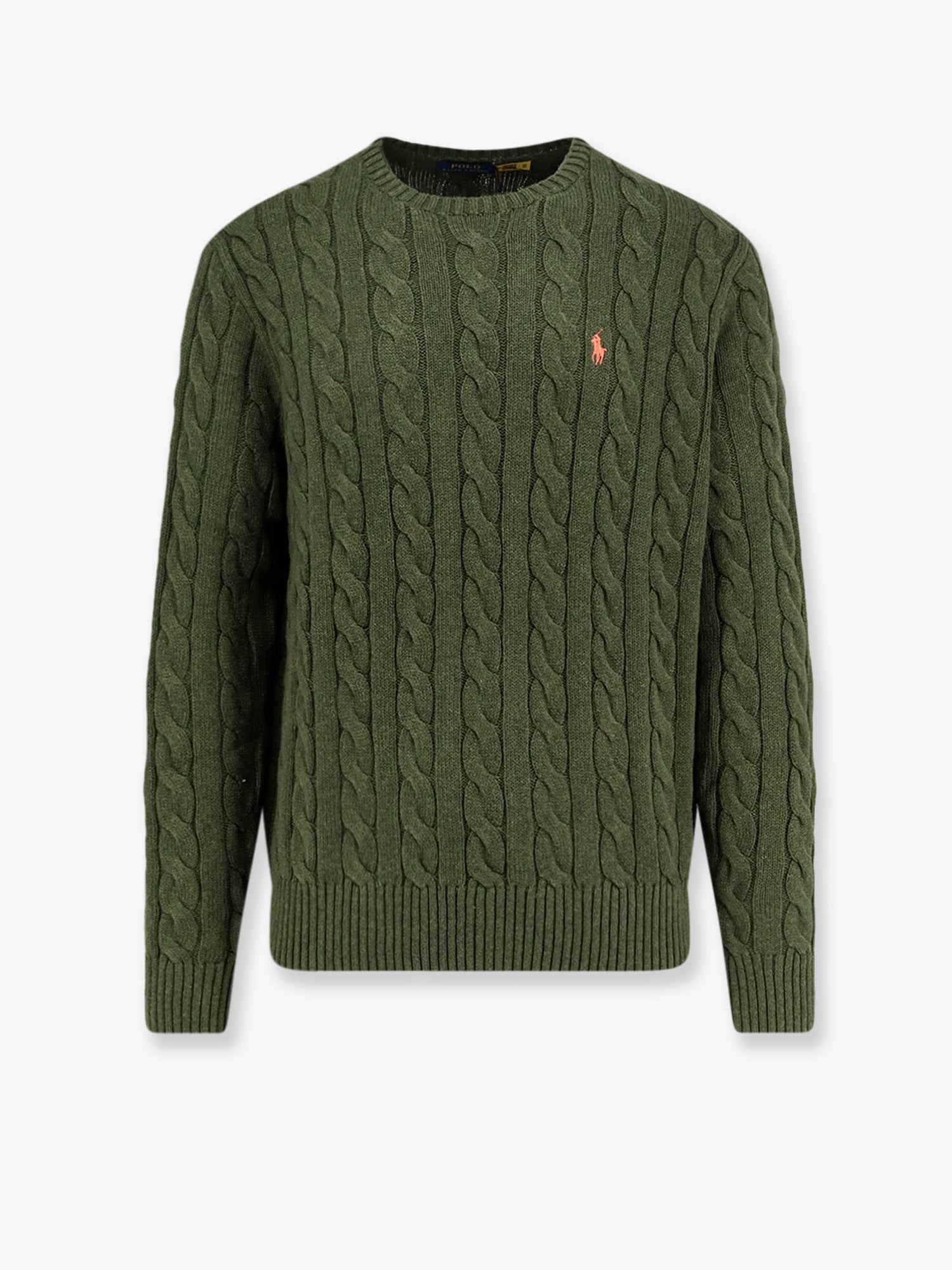 Polo Ralph Lauren Cotton Sweater With Embroidered Logo On The Front