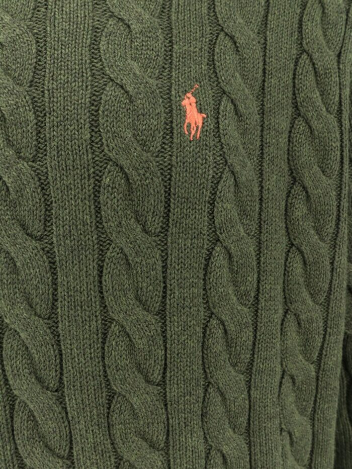 Polo Ralph Lauren Cotton Sweater With Embroidered Logo On The Front