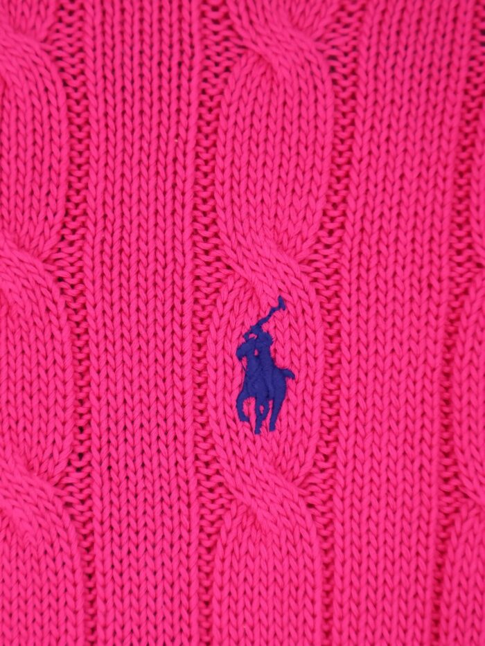 Polo Ralph Lauren Cotton Sweater With Embroidered Logo On The Front