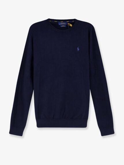 Polo Ralph Lauren Cotton Sweater With Embroidered Logo On The Front