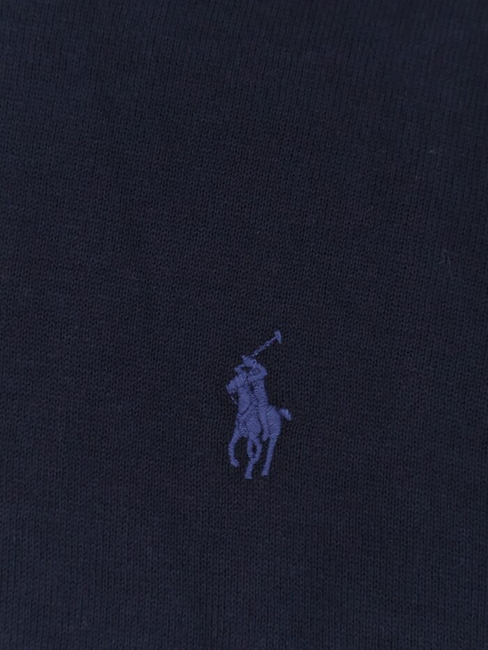 Polo Ralph Lauren Cotton Sweater With Embroidered Logo On The Front