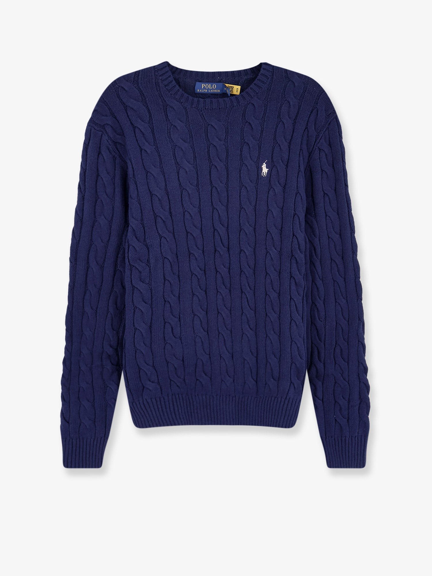 Polo Ralph Lauren Cotton Sweater With Embroidered Logo On The Front