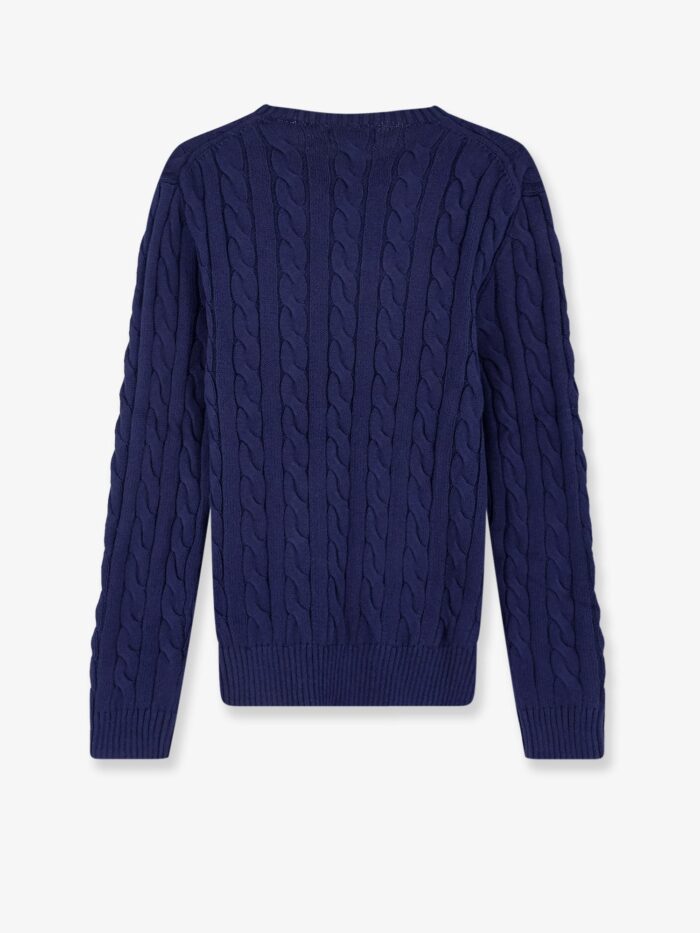 Polo Ralph Lauren Cotton Sweater With Embroidered Logo On The Front