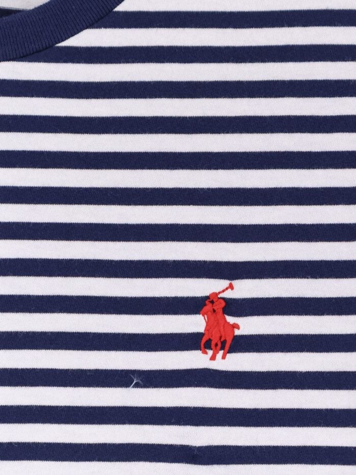 Polo Ralph Lauren Cotton T-shirt With Striped Motif