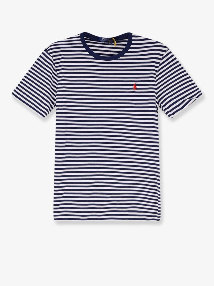 Polo Ralph Lauren Cotton T-shirt With Striped Motif