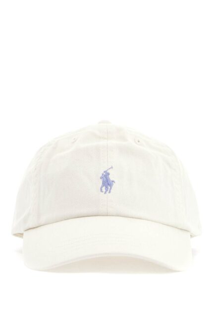 POLO RALPH LAUREN Curved Brim Hat Parchment Cream 100% Cotton Adjustable