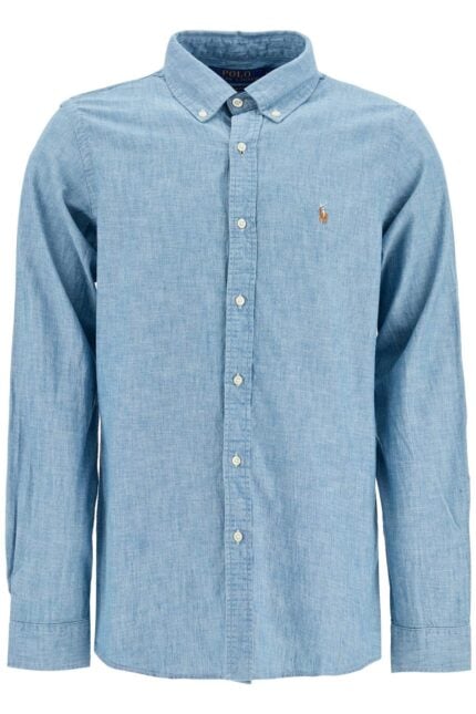 POLO RALPH LAUREN Custom Fit Shirt In Chambray