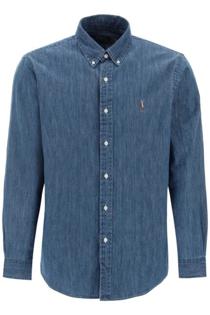 POLO RALPH LAUREN Custom Fit Shirt In Lightweight Denim