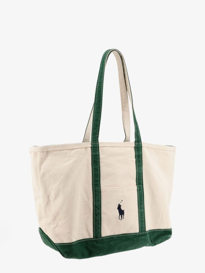 Polo Ralph Lauren Denim Shoulder Bag With Embroidered Logo On The Front