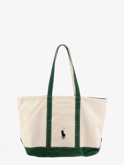 Polo Ralph Lauren Denim Shoulder Bag With Embroidered Logo On The Front