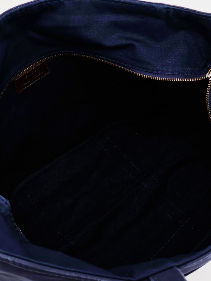 Polo Ralph Lauren Denim Shoulder Bag With Embroidered Logo On The Front