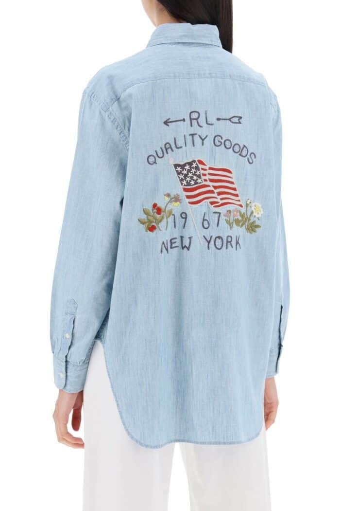 POLO RALPH LAUREN Embroidered Chambray