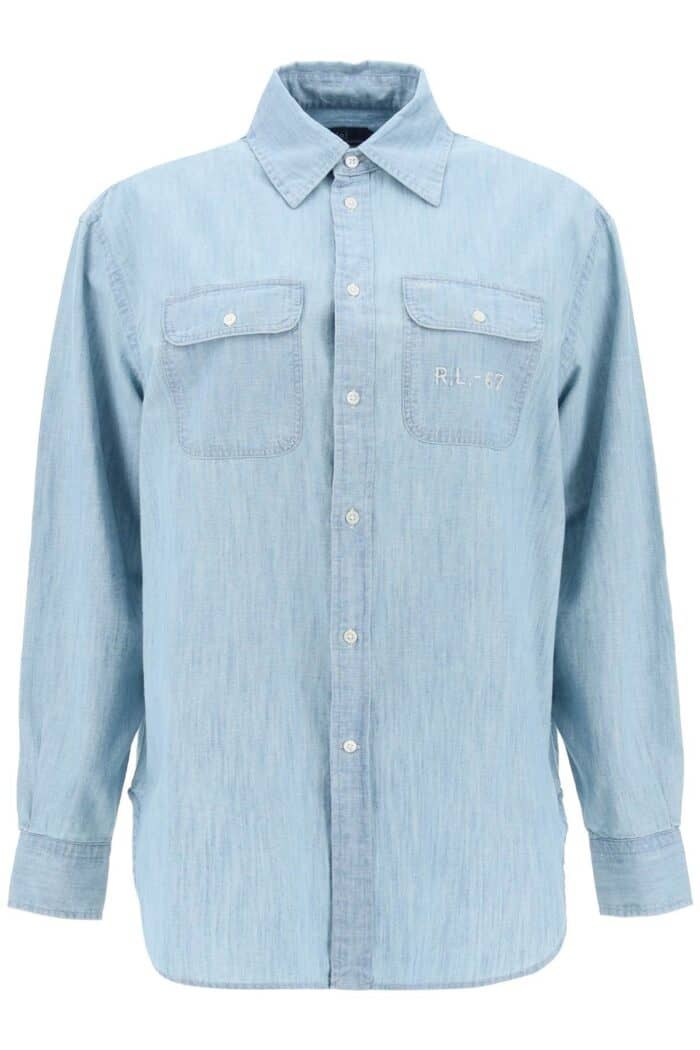 POLO RALPH LAUREN Embroidered Chambray