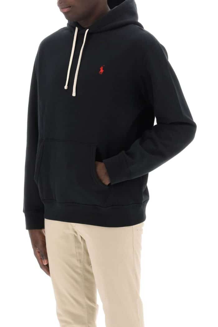 POLO RALPH LAUREN Fleece-back Cotton Hoodie