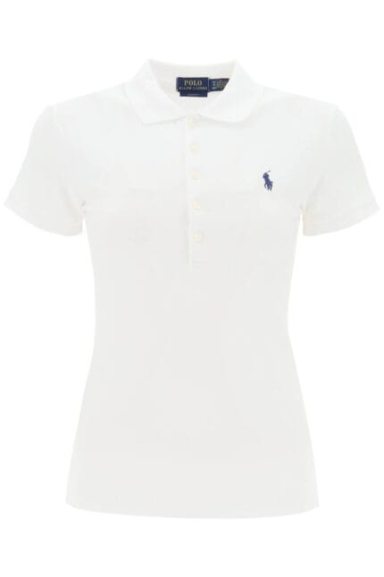 POLO RALPH LAUREN Julie Slim Fit Five Button Polo Shirt