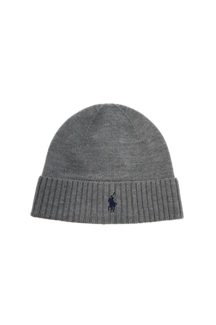 polo ralph lauren knitted beanie hat in POLO RALPH LAUREN Knitted Beanie Hat In