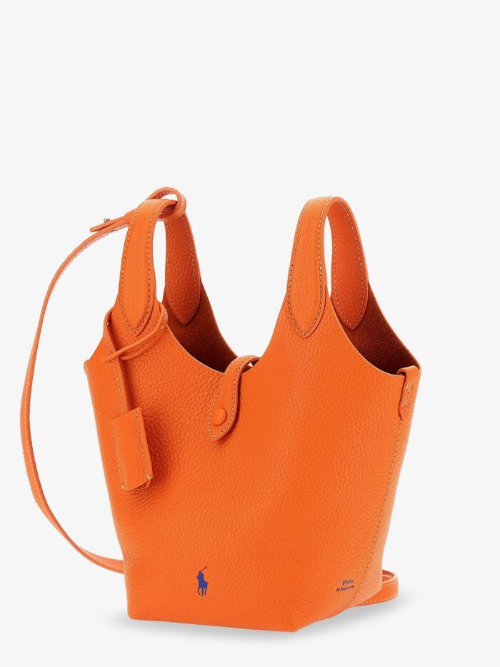 Polo Ralph Lauren Leather Crossbody Bag With Engraved Logo