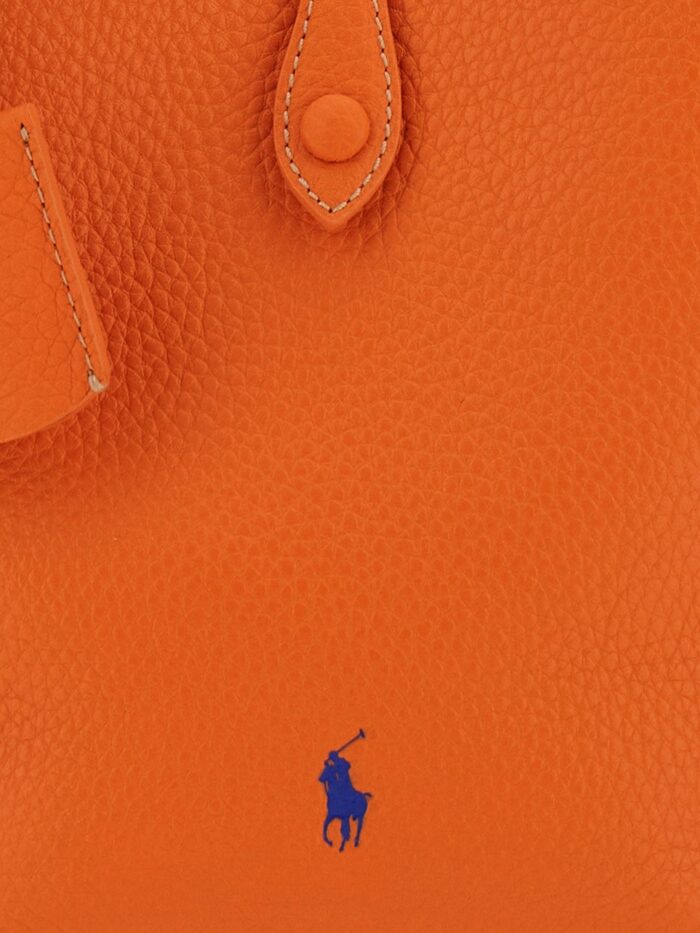 Polo Ralph Lauren Leather Crossbody Bag With Engraved Logo