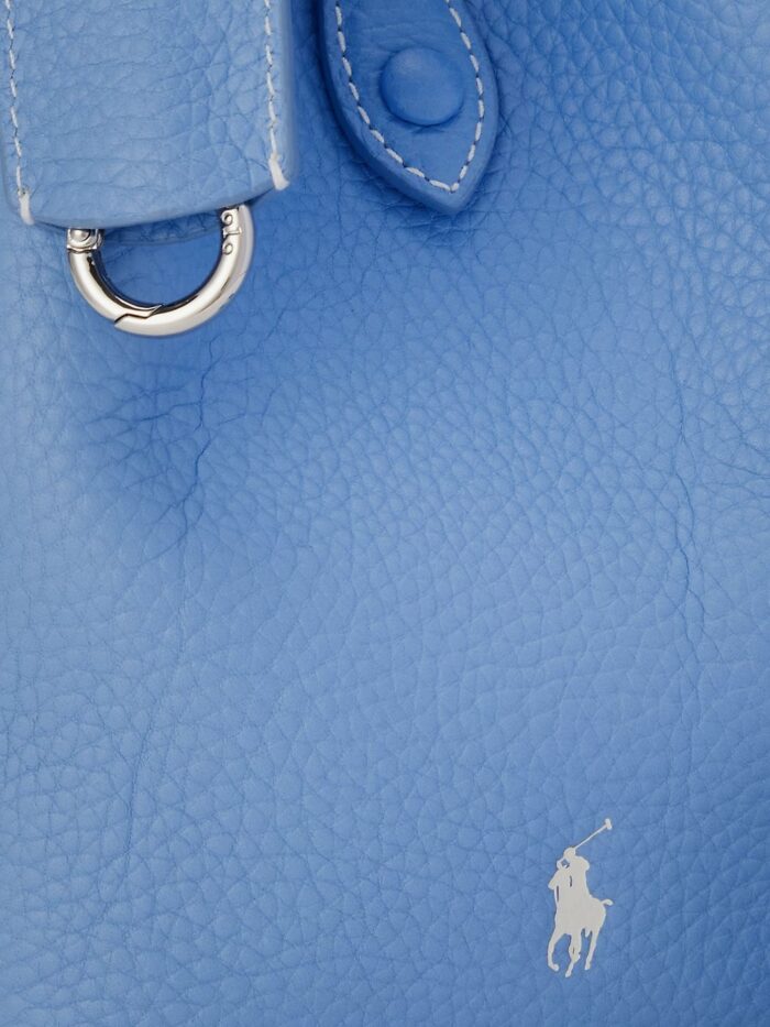 Polo Ralph Lauren Leather Crossbody Bag With Engraved Logo