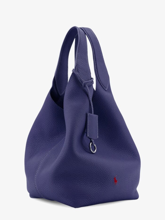 Polo Ralph Lauren Leather Shoulder Bag With Engraved Logo