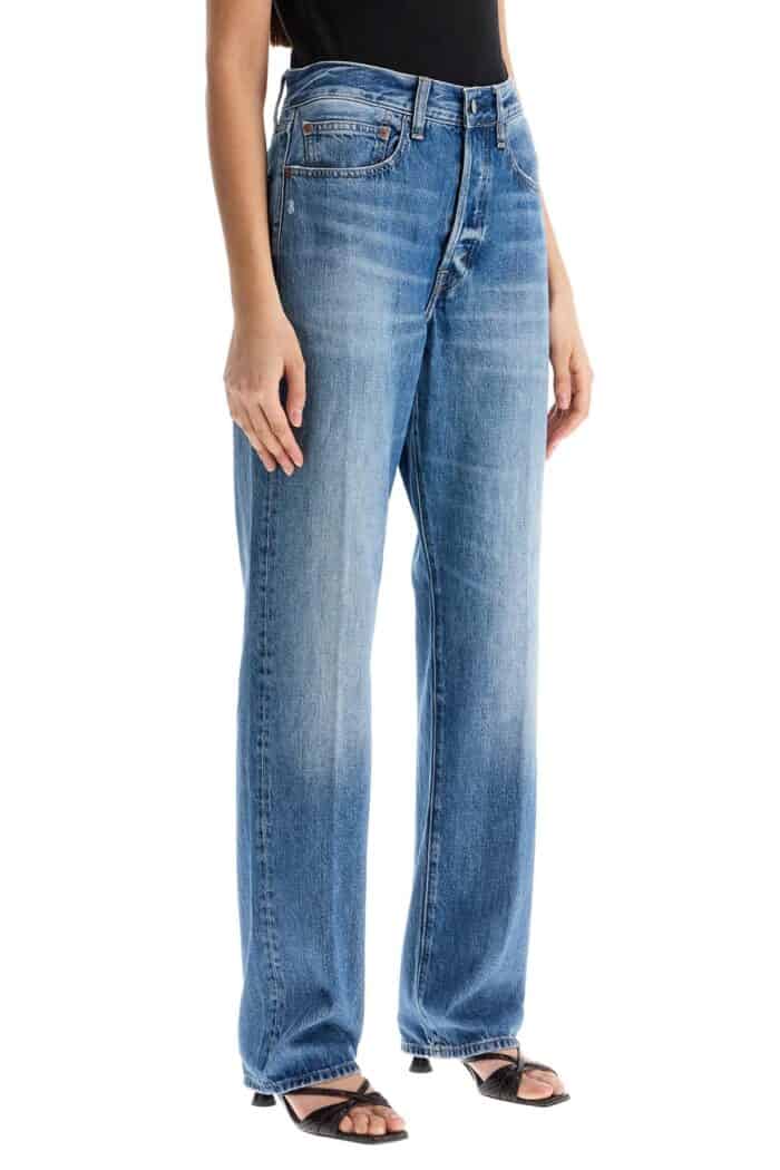 POLO RALPH LAUREN Light Blue High-waisted Straight Women's Jeans