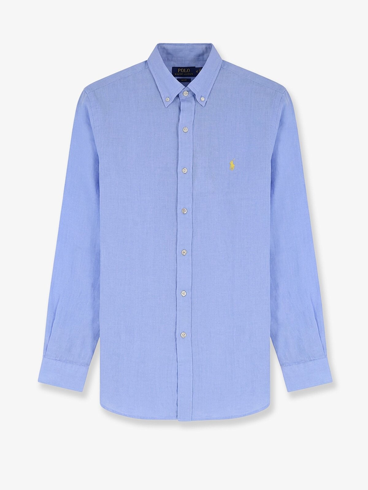 Polo Ralph Lauren Linen Shirt With Embroidered Logo On The Front