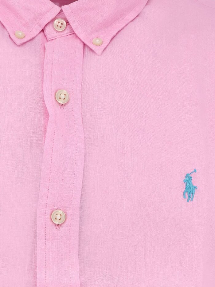 Polo Ralph Lauren Linen Shirt With Logo Embroidery