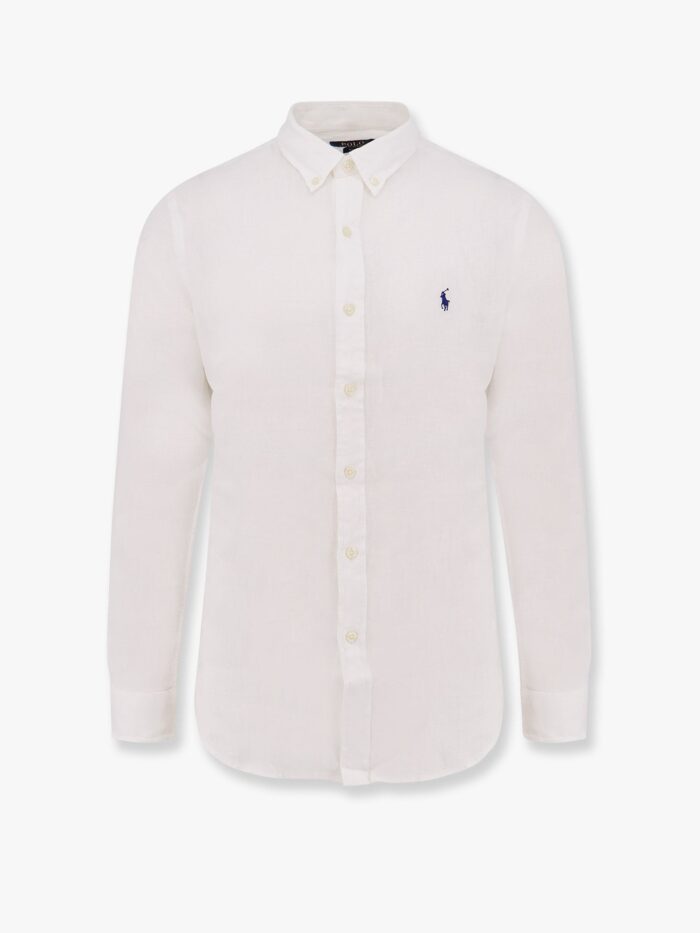 Polo Ralph Lauren Linen Shirt With Logo Embroidery