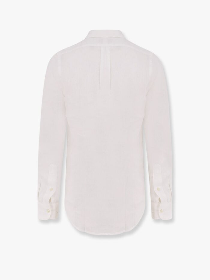 Polo Ralph Lauren Linen Shirt With Logo Embroidery