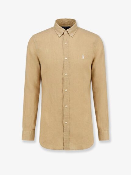 Polo Ralph Lauren Linen Shirt With Logo Embroidery