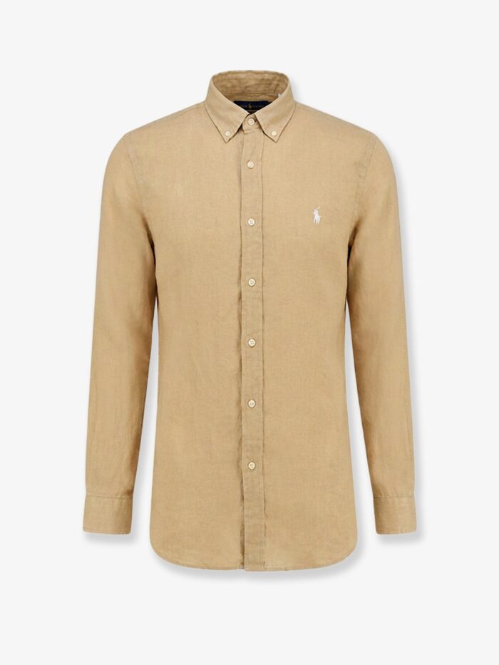 Polo Ralph Lauren Linen Shirt With Logo Embroidery