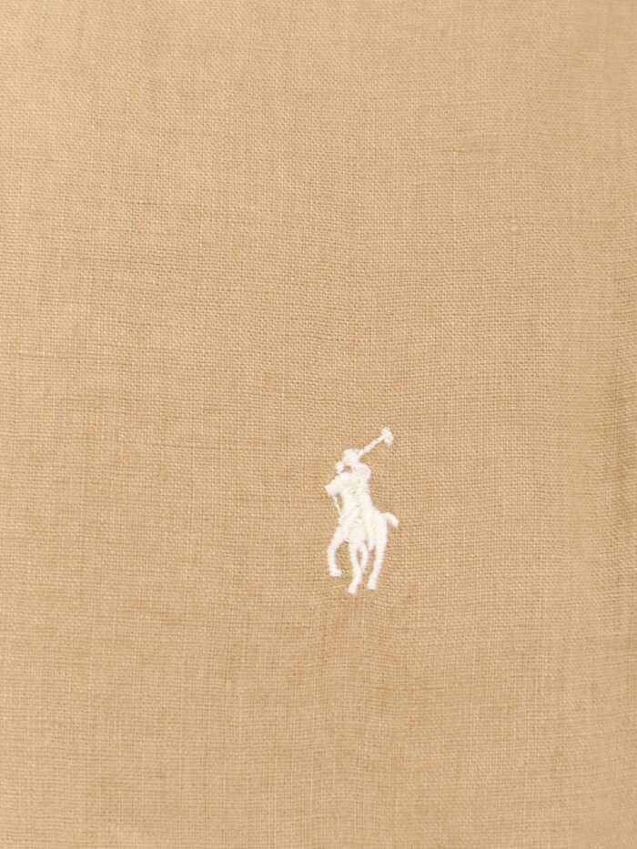 Polo Ralph Lauren Linen Shirt With Logo Embroidery