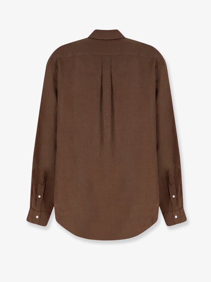 Polo Ralph Lauren Linen Shirt With Logo Embroidery