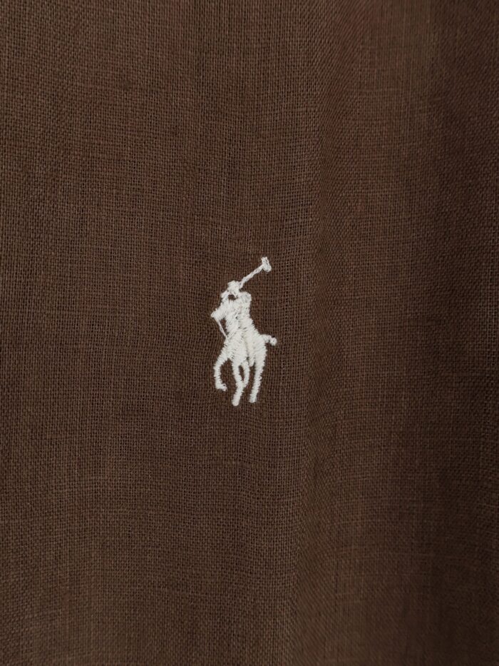 Polo Ralph Lauren Linen Shirt With Logo Embroidery