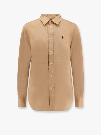 Polo Ralph Lauren Linen Shirt With Logo Embroidery