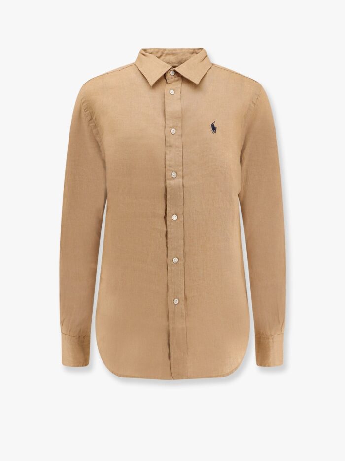 Polo Ralph Lauren Linen Shirt With Logo Embroidery