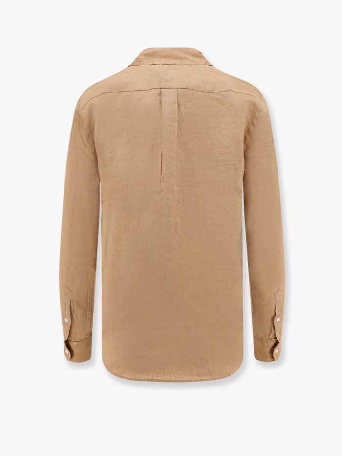 Polo Ralph Lauren Linen Shirt With Logo Embroidery