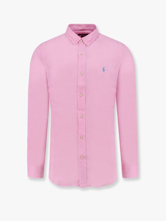 Polo Ralph Lauren Linen Shirt With Logo Embroidery