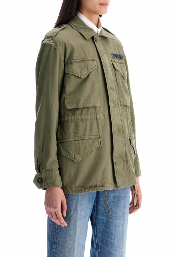 POLO RALPH LAUREN Loose Olive Green M51 Jacket In Cotton