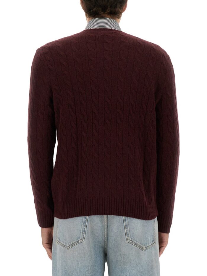 Polo Ralph Lauren MAGLIA IN LANA E CASHMERE A TRECCE