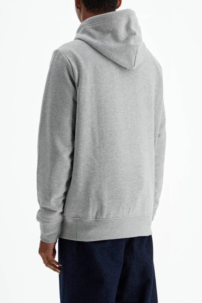 POLO RALPH LAUREN Men's Gray Cotton Zip Hoodie With Polo Logo