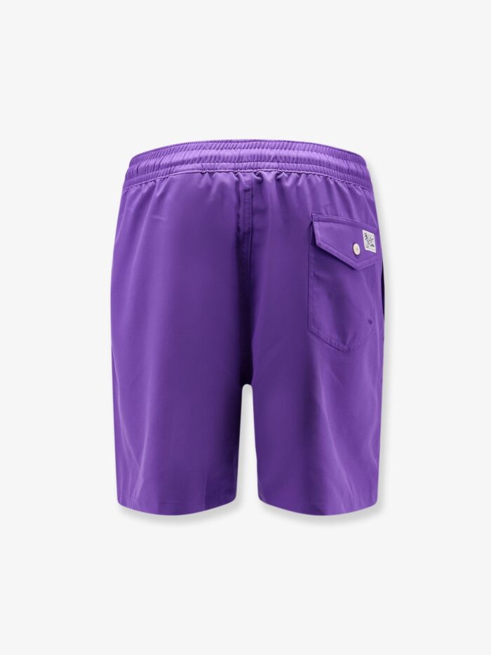 Polo Ralph Lauren Nylon Swim Trunks With Embroidered Logo