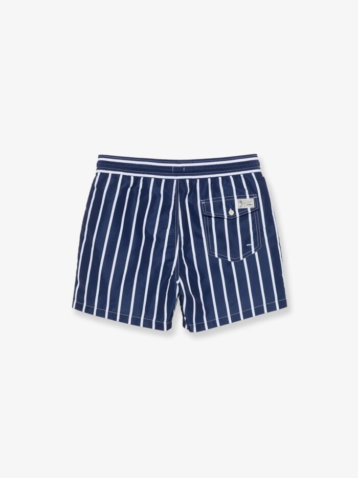 Polo Ralph Lauren Nylon Swim Trunks With Striped Pattern
