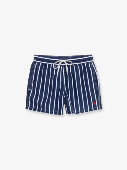 Polo Ralph Lauren Nylon Swim Trunks With Striped Pattern