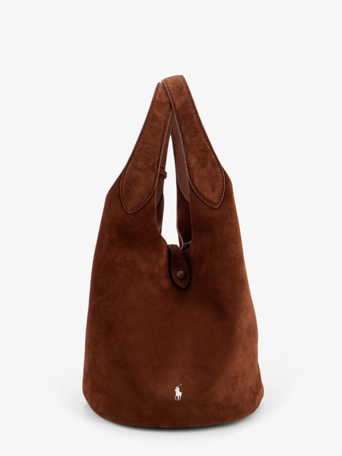 polo ralph lauren play suede shoulder bag with contrasting logo Polo Ralph Lauren Play Suede Shoulder Bag With Contrasting Logo